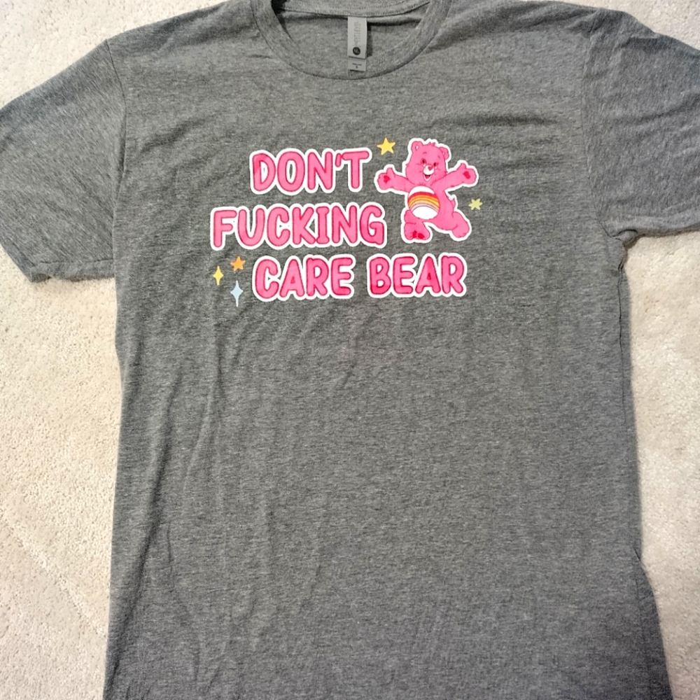 NWOT Don't Care Bear TShirt